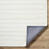 Zerah White Wool Area Rug - Clearance - Ornate Home