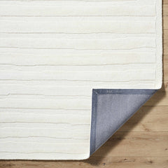 Zerah White Wool Area Rug - Clearance - Ornate Home