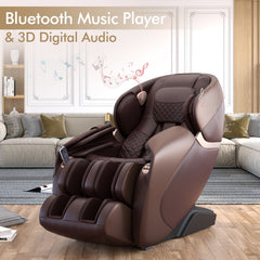 Zero Gravity Full Body Massage Chair with SL Track and Yoga Stretching - Ornate Home