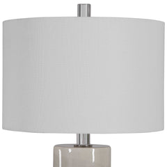 Zesiro Brown Modern Table Lamp - Ornate Home