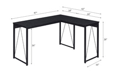 Zetri Black Writing Desk - Ornate Home