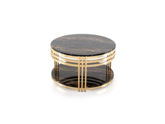 Zeus 330 Black/Gold Coffee Table - Ornate Home