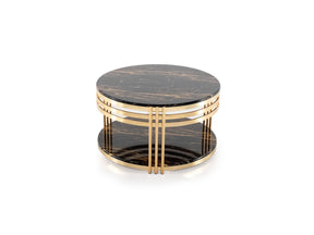 Zeus 330 Black/Gold Coffee Table - Ornate Home