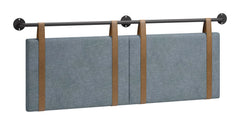 Zeva Gray Floating Queen Headboard - Ornate Home