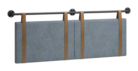 Zeva Gray Floating Queen Headboard - Ornate Home