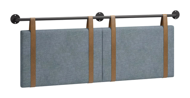 Zeva Gray Floating Queen Headboard - Ornate Home