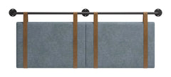 Zeva Gray Floating Queen Headboard - Ornate Home