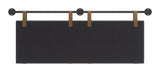 Zeva Gray Floating Queen Headboard - Ornate Home