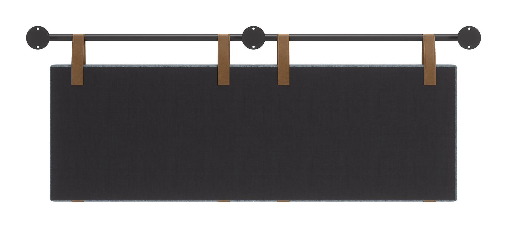 Zeva Gray Floating Queen Headboard - Ornate Home