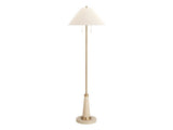 Zeva Tan/Gold Floor Lamp - Ornate Home