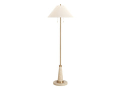 Zeva Tan/Gold Floor Lamp - Ornate Home