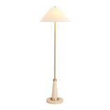 Zeva Tan/Gold Floor Lamp - Ornate Home