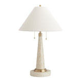 Zeva Tan/Gold Table Lamp - Ornate Home