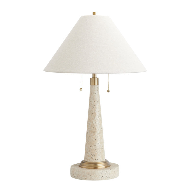 Zeva Tan/Gold Table Lamp - Ornate Home