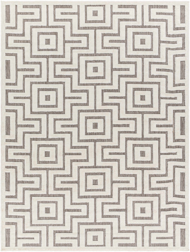 Zevi Beige Outdoor Rug - Clearance - Ornate Home