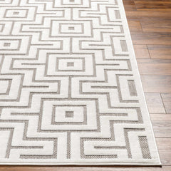 Zevi Beige Outdoor Rug - Clearance - Ornate Home