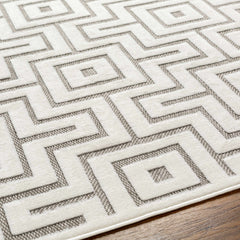Zevi Beige Outdoor Rug - Clearance - Ornate Home