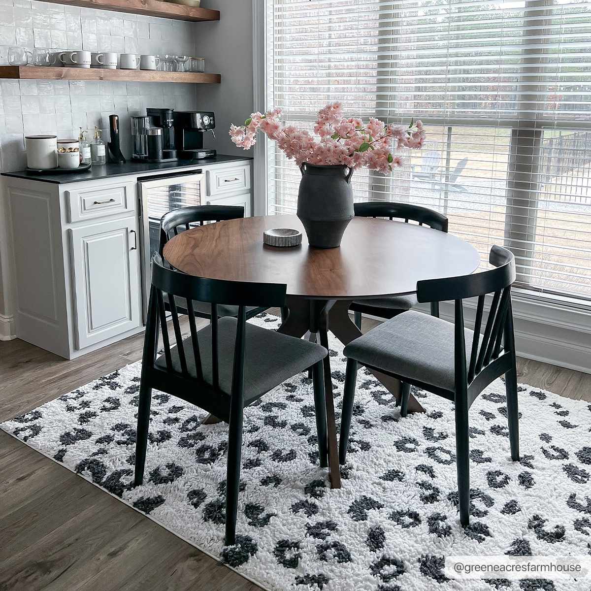 Zhen Black Spots Leopard Rug - Clearance - Ornate Home