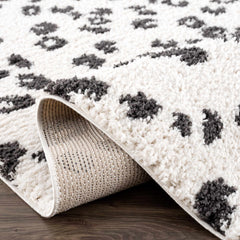 Zhen Black Spots Leopard Rug - Clearance - Ornate Home