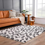 Zhen Black Spots Leopard Rug - Clearance - Ornate Home
