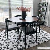 Zhen Black Spots Leopard Rug - Clearance - Ornate Home