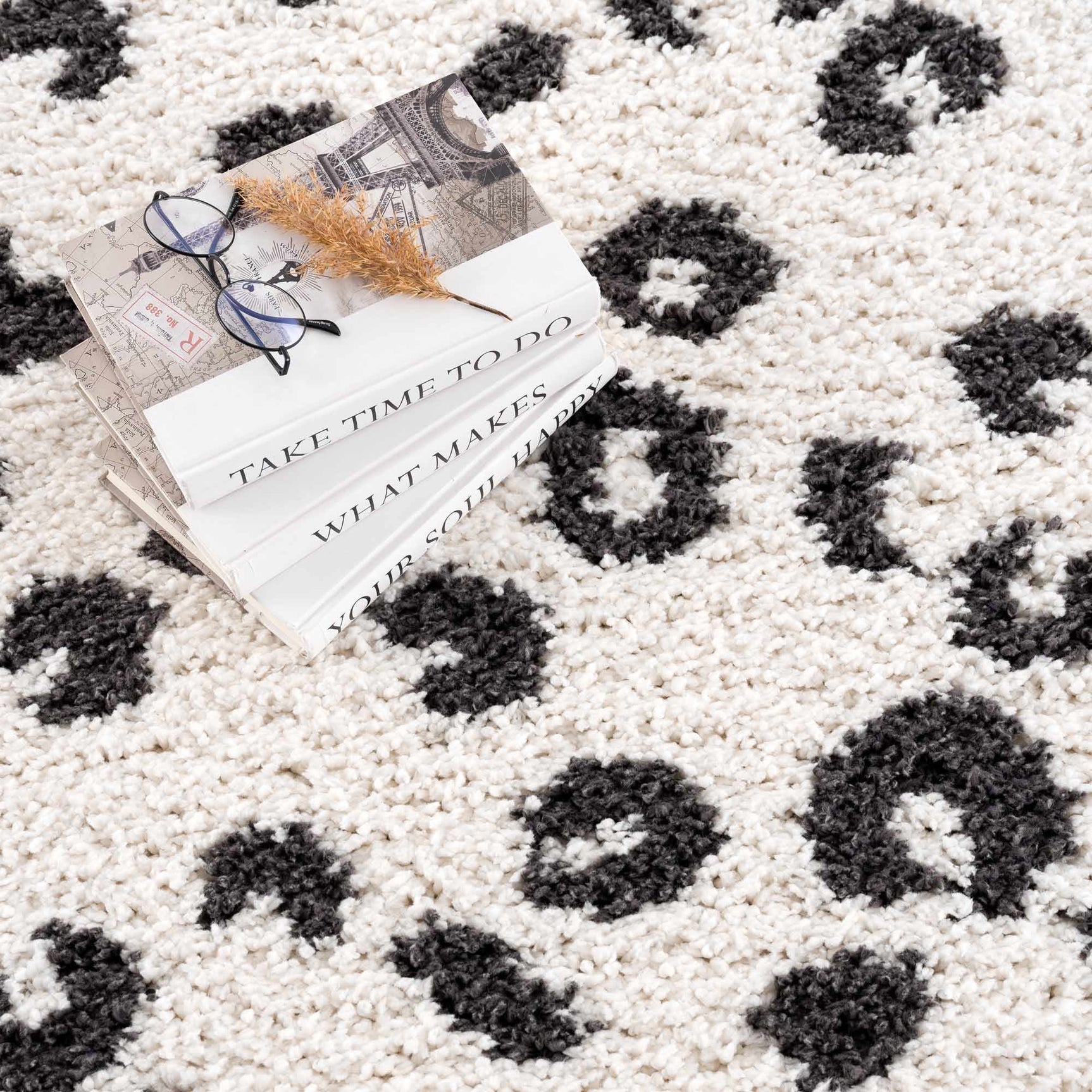 Zhen Black & White Area Rug - Clearance - Ornate Home