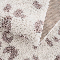 Zhen Pink Spots Leopard Rug - Clearance - Ornate Home