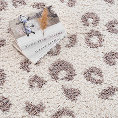 Zhen Pink Spots Leopard Rug - Clearance - Ornate Home