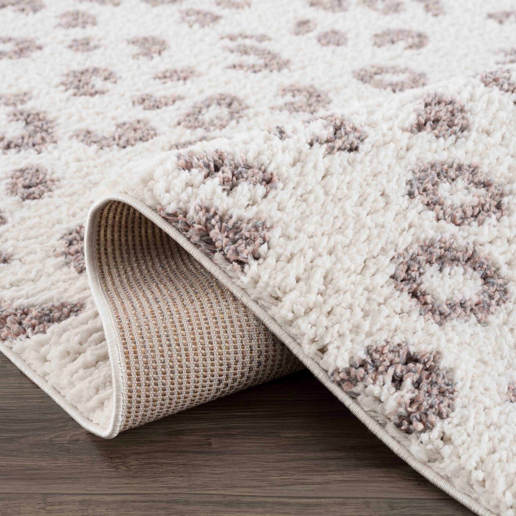 Zhen Pink Spots Leopard Rug - Clearance - Ornate Home