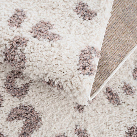 Zhen Pink & White Area Rug - Clearance - Ornate Home