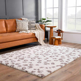 Zhen Pink & White Area Rug - Clearance - Ornate Home