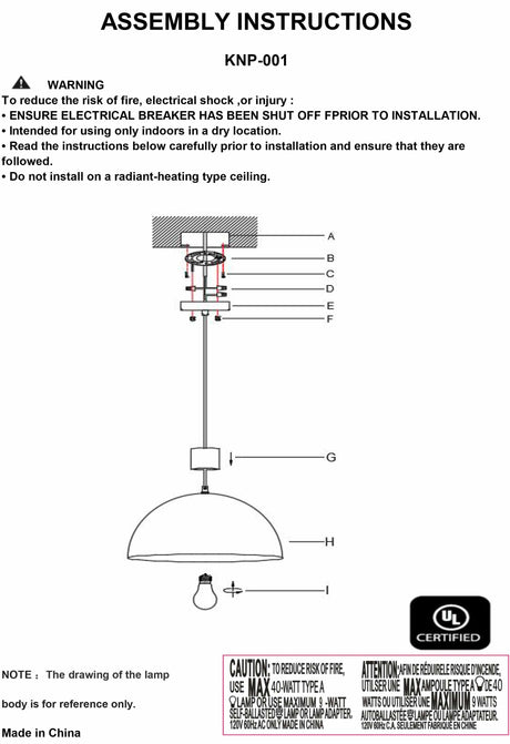 Zhongxing Pendant - Ornate Home