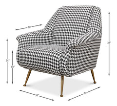 Ziegfeld Multi Color Armchair - Ornate Home