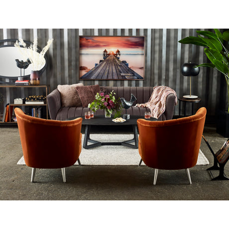 Ziff Light Brown Magazine Holder - Ornate Home