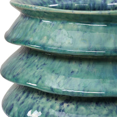 ZigZag Blue/Green Bowls (Set of 2) - Ornate Home