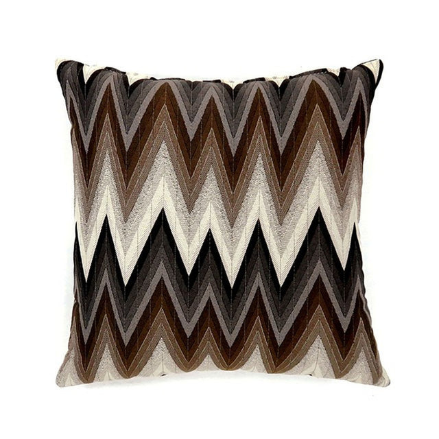 Ziggs Brown/Multi Pillow (Set of 2) - Ornate Home