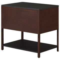 Zimmerlee Rust Brown Side Table - Ornate Home