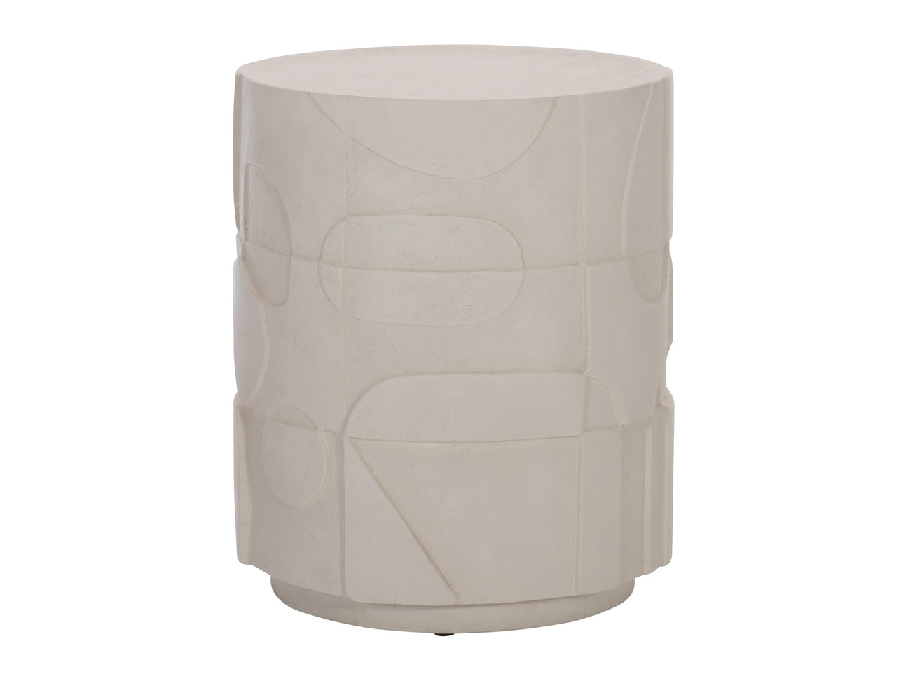 Zina Crema Accent Table - Ornate Home