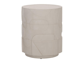Zina Crema Accent Table - Ornate Home