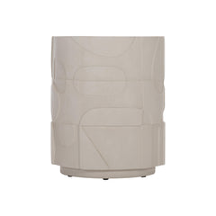 Zina Crema Accent Table - Ornate Home