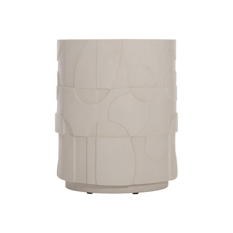 Zina Crema Accent Table - Ornate Home