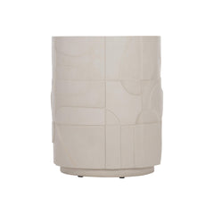 Zina Crema Accent Table - Ornate Home
