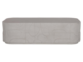 Zina Stonecast Cocktail Table - Ornate Home