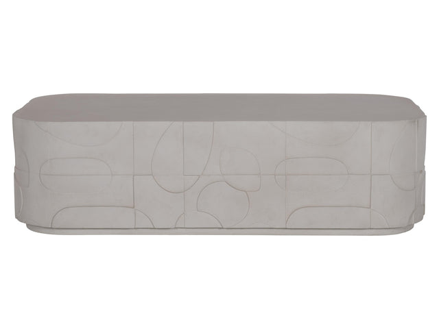 Zina Stonecast Cocktail Table - Ornate Home