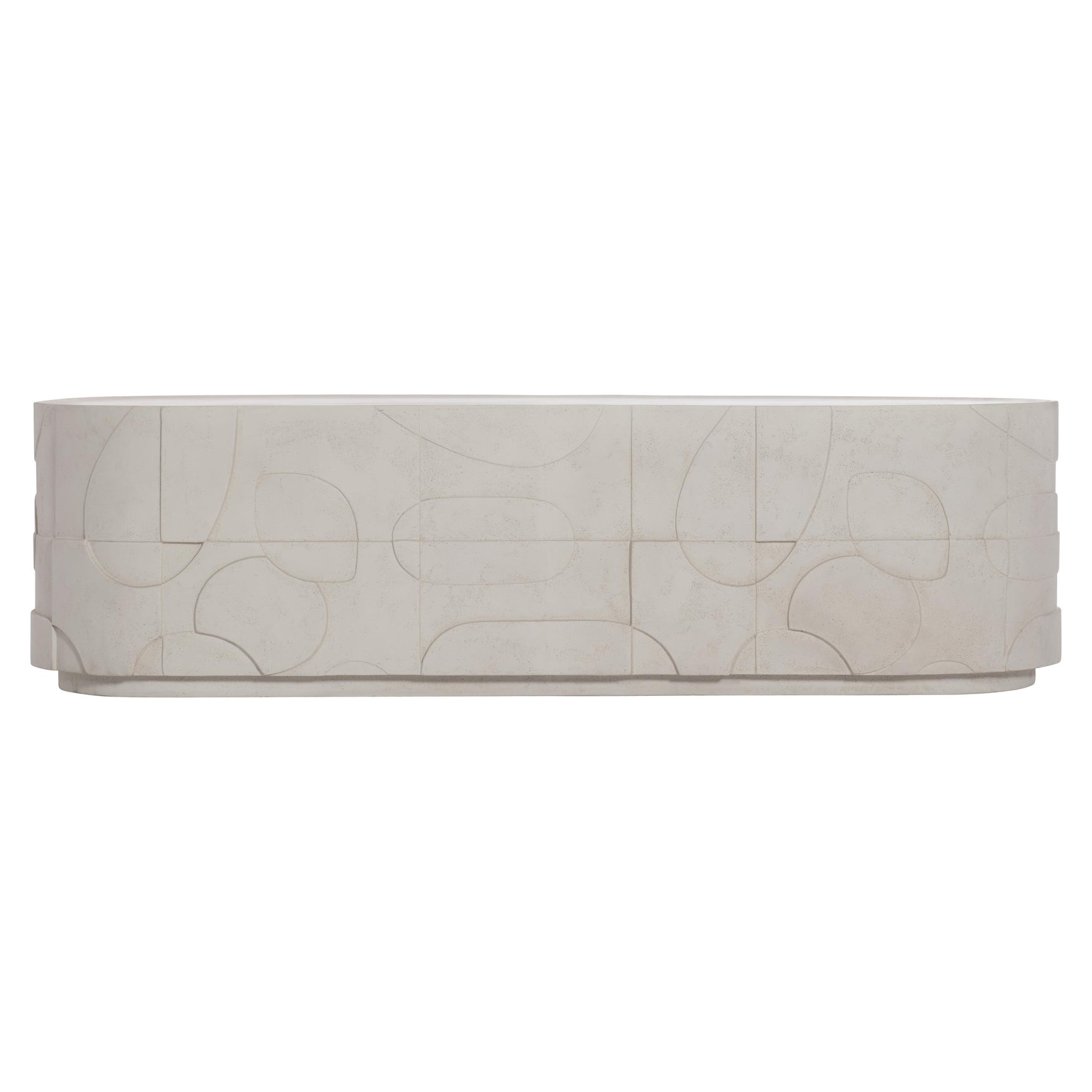 Zina Stonecast Cocktail Table - Ornate Home