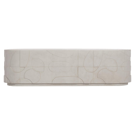 Zina Stonecast Cocktail Table - Ornate Home