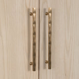 Zinnia Four Door Two Shelf Sideboard in White Sand - Ornate Home