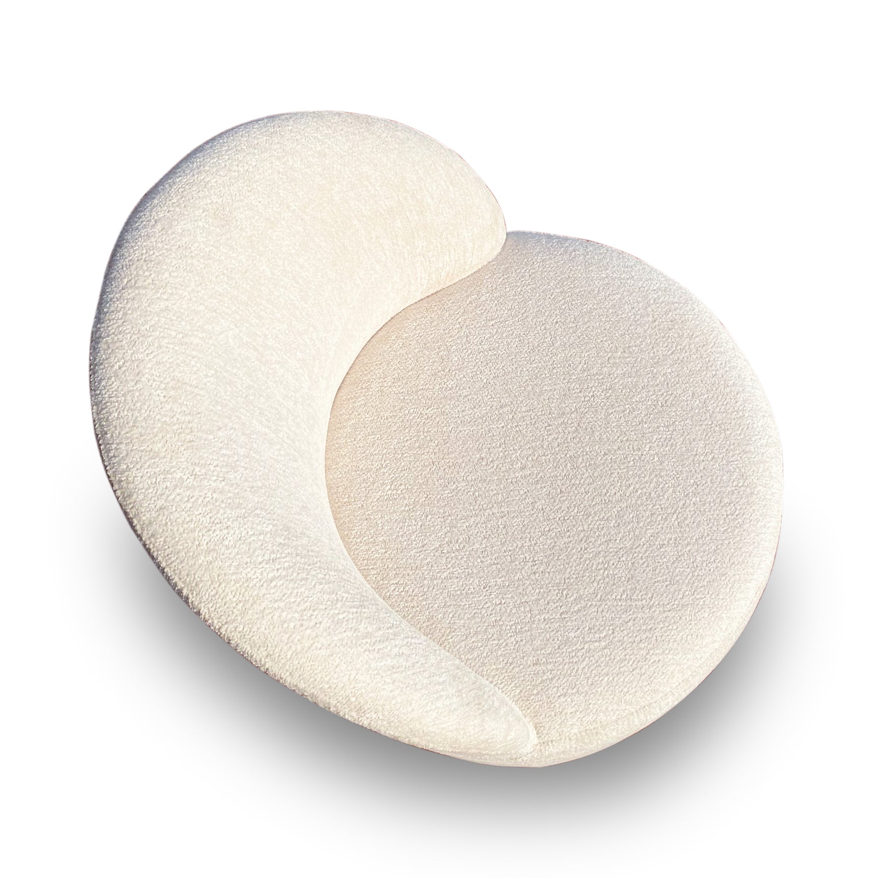 Zinnia Fully Upholstered Swivel Chair in Dune Chenille - Ornate Home