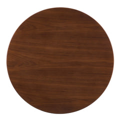 Zinque Gold/Walnut 36" Dining Table - Ornate Home
