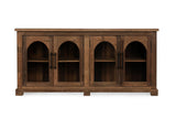 Zion Natural 4 Door Cabinet - Ornate Home